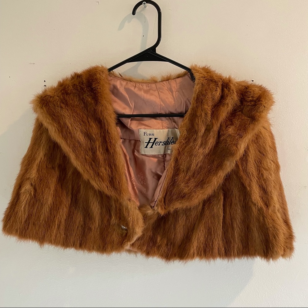 Vintage Fur Bolero Jacket